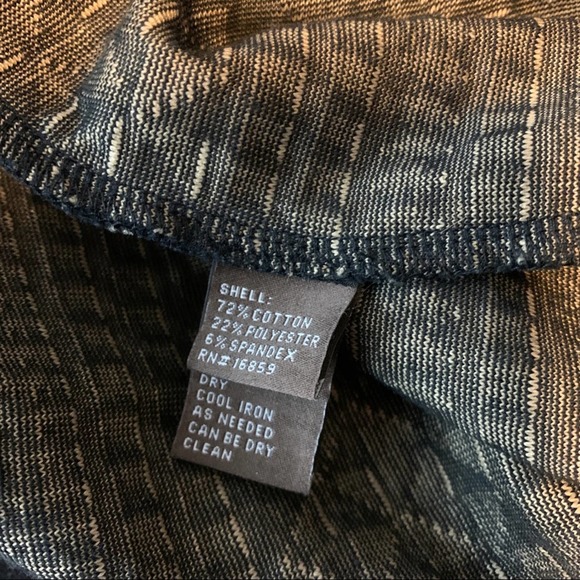 J McLaughlin Knitted Black Brown Printed Leggings Size Small - Picture 5 of 7